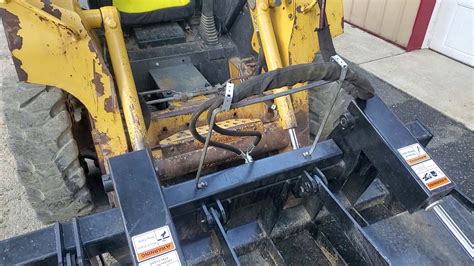 skid steer hose management|broken hydraulic hoses skid steer.